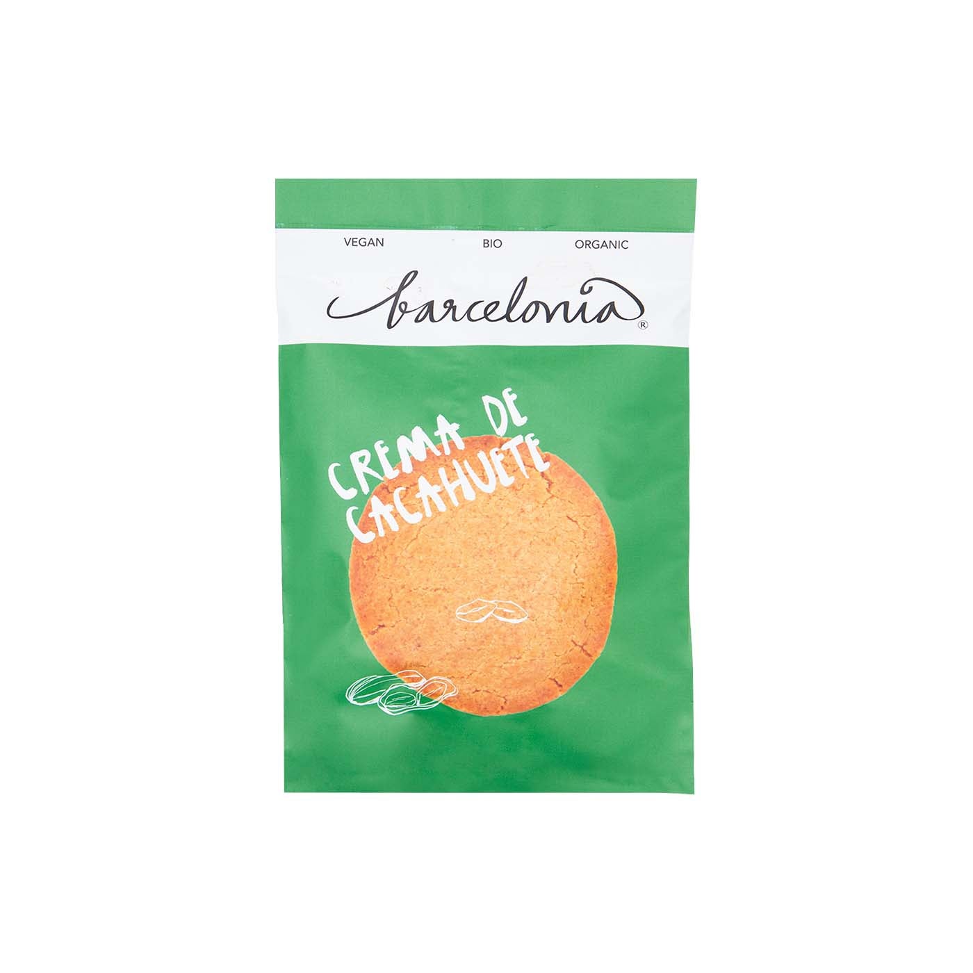 Cookies de Crema de Cacahuete 50g Barcelonia