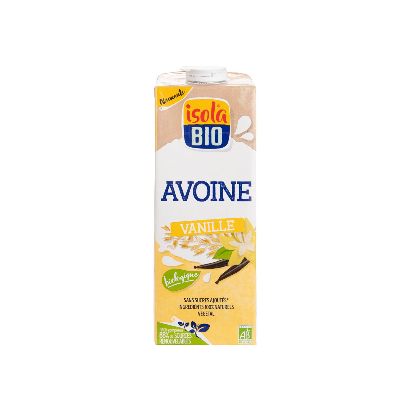 Bebida de Avena y Vainilla 1L Isola Bio
