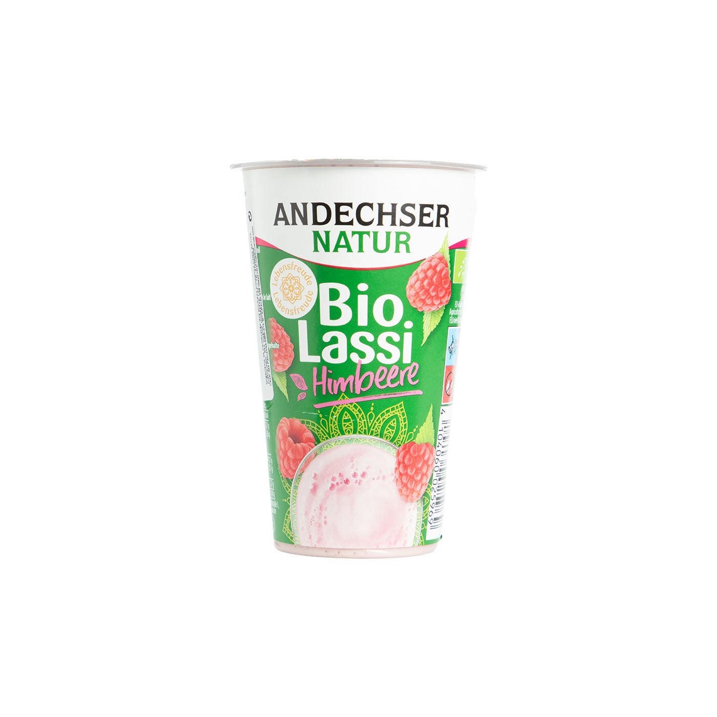 Yogur Bebible Lassi de Vaca Frambuesa 250g Andechser Natur