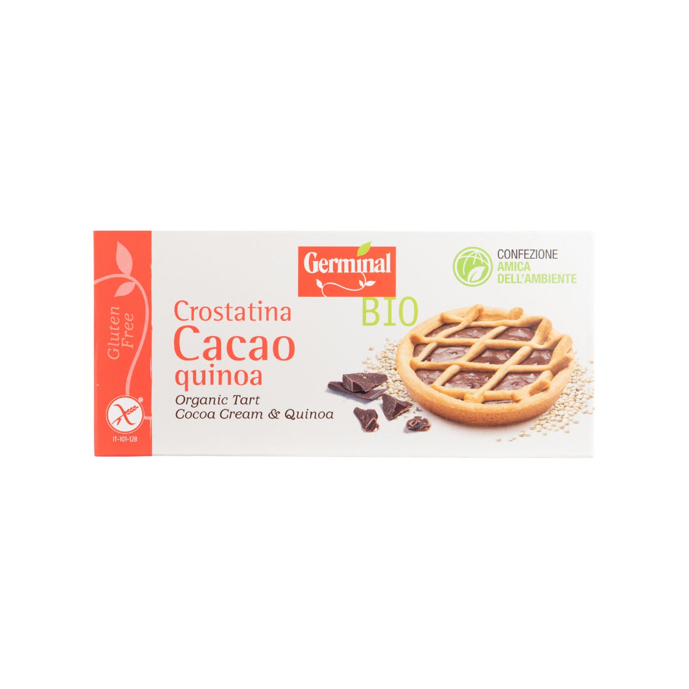 Tartaleta de Cacao y Quinoa 200g Germinal
