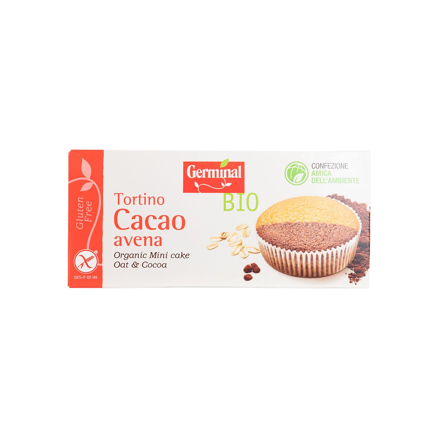 Bizcocho de Avena y Cacao 180g (4x45g) Germinal