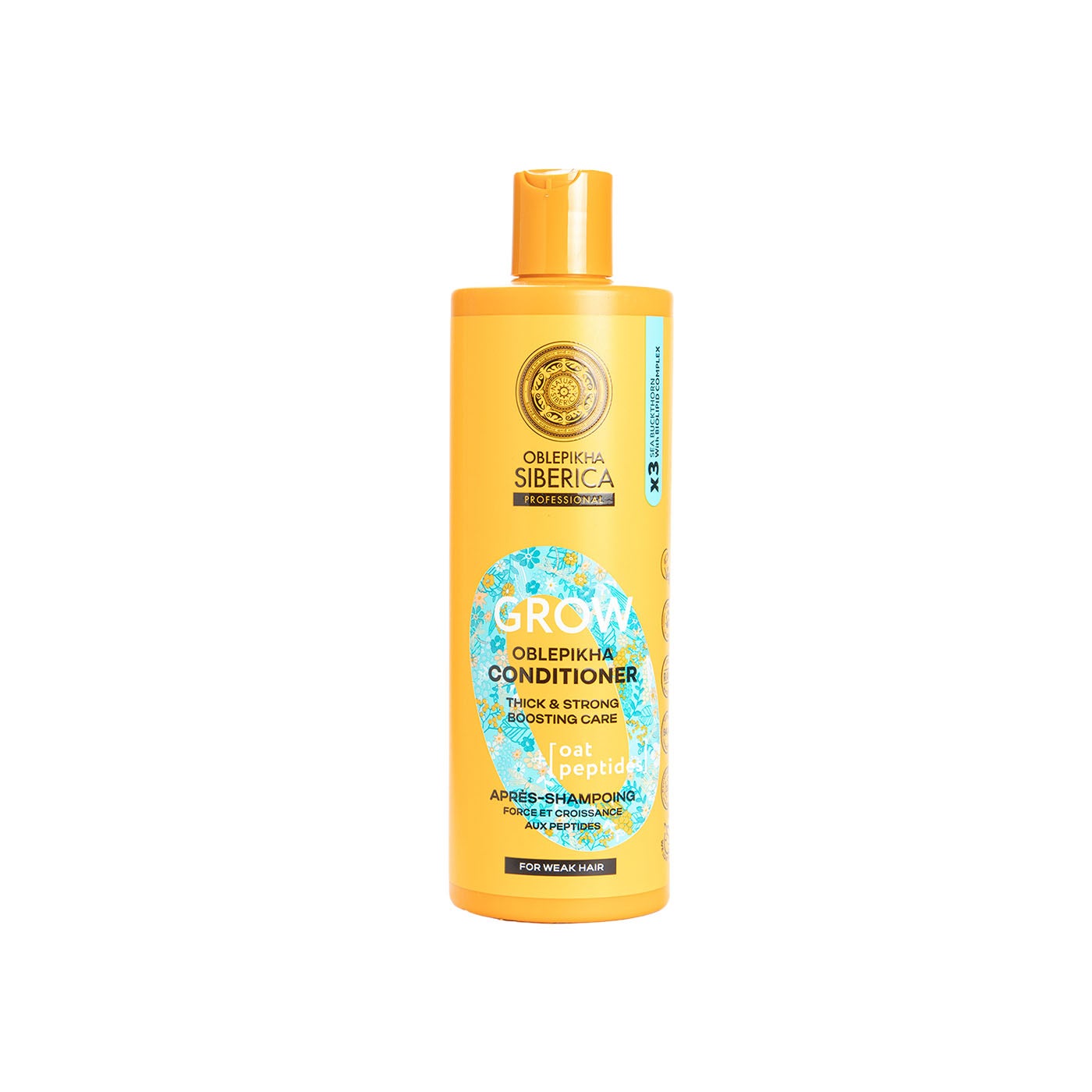 Acondicionador Fortalecedor y Potenciador con Péptidos 400ml Natura Siberica