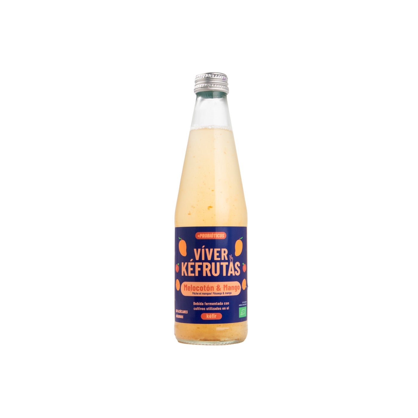 Kéfir Kéfrutas Melocotón y Mango 330 ml Viver