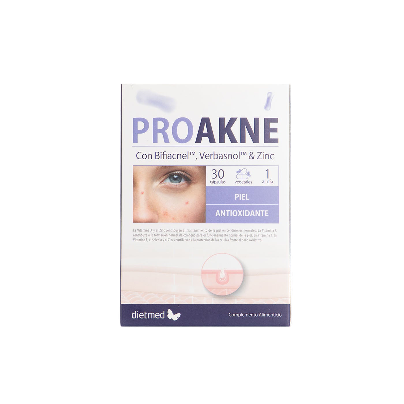 Proakné 30 cápsulas Dietmed