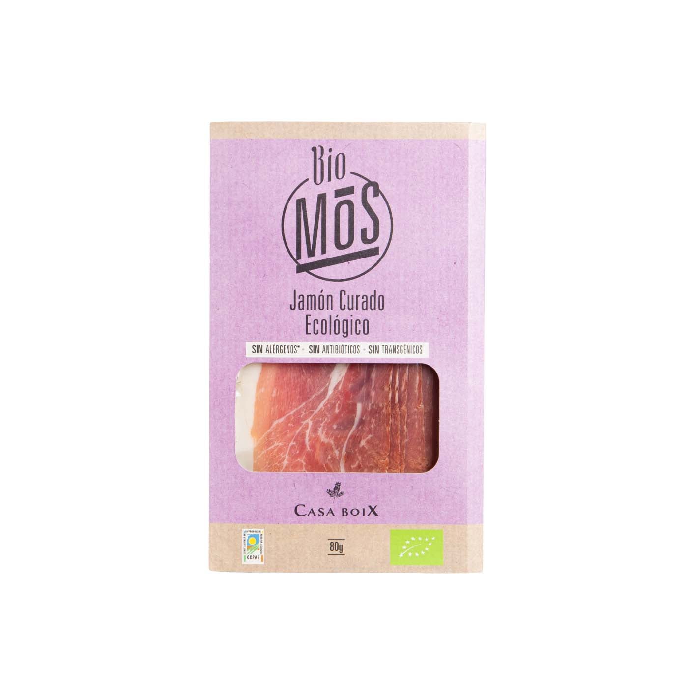 Jamón Curado Eco 80g Bio-Mos