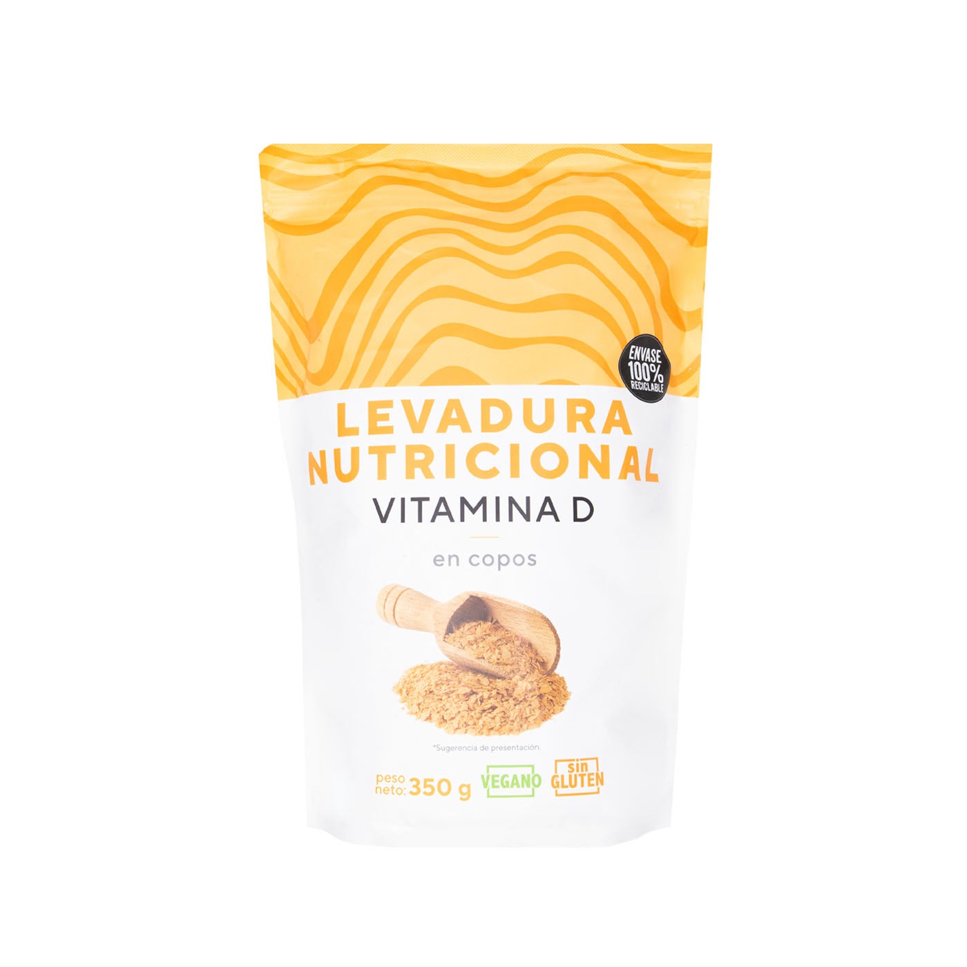 Levadura Nutricional con Vitamina D y B12 en Copos 350g Terra Verda