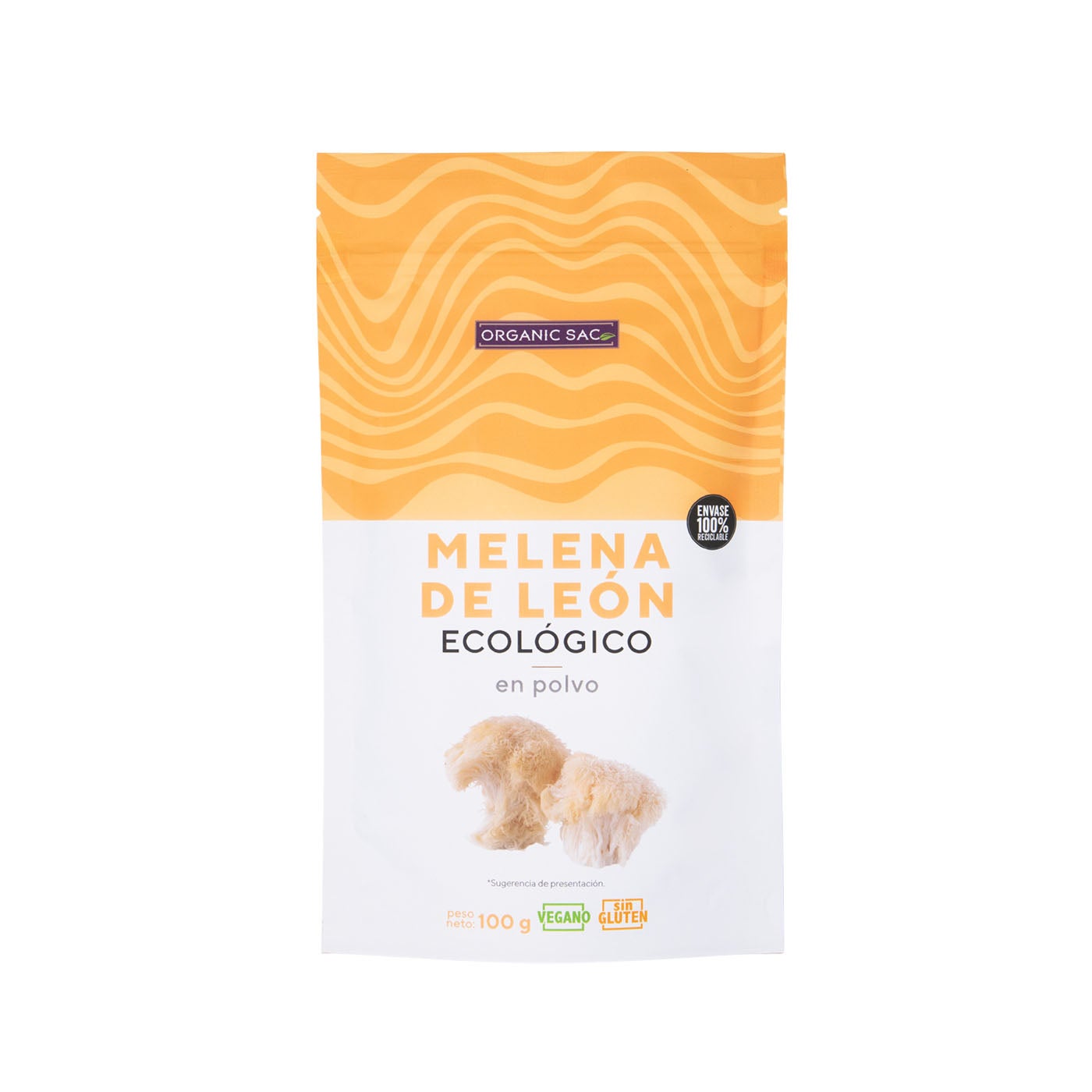 Melena de león en polvo 100gr Organic Sac