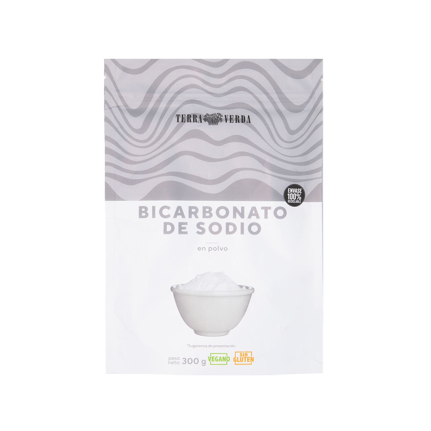 Bicarbonato de sodio en polvo 300g Terra Verda