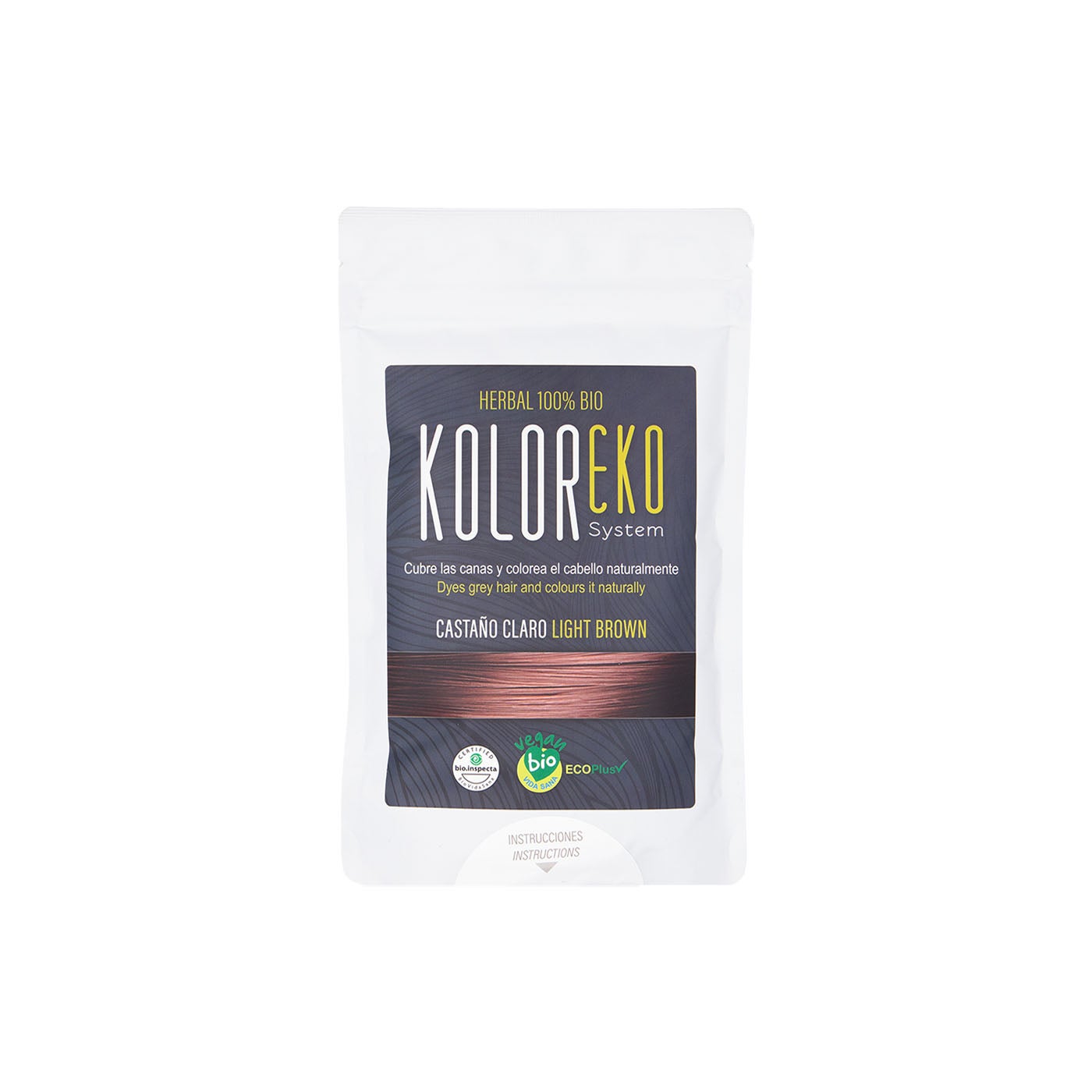 Barro Capilar Coloración Castaño Claro 100g Koloreko