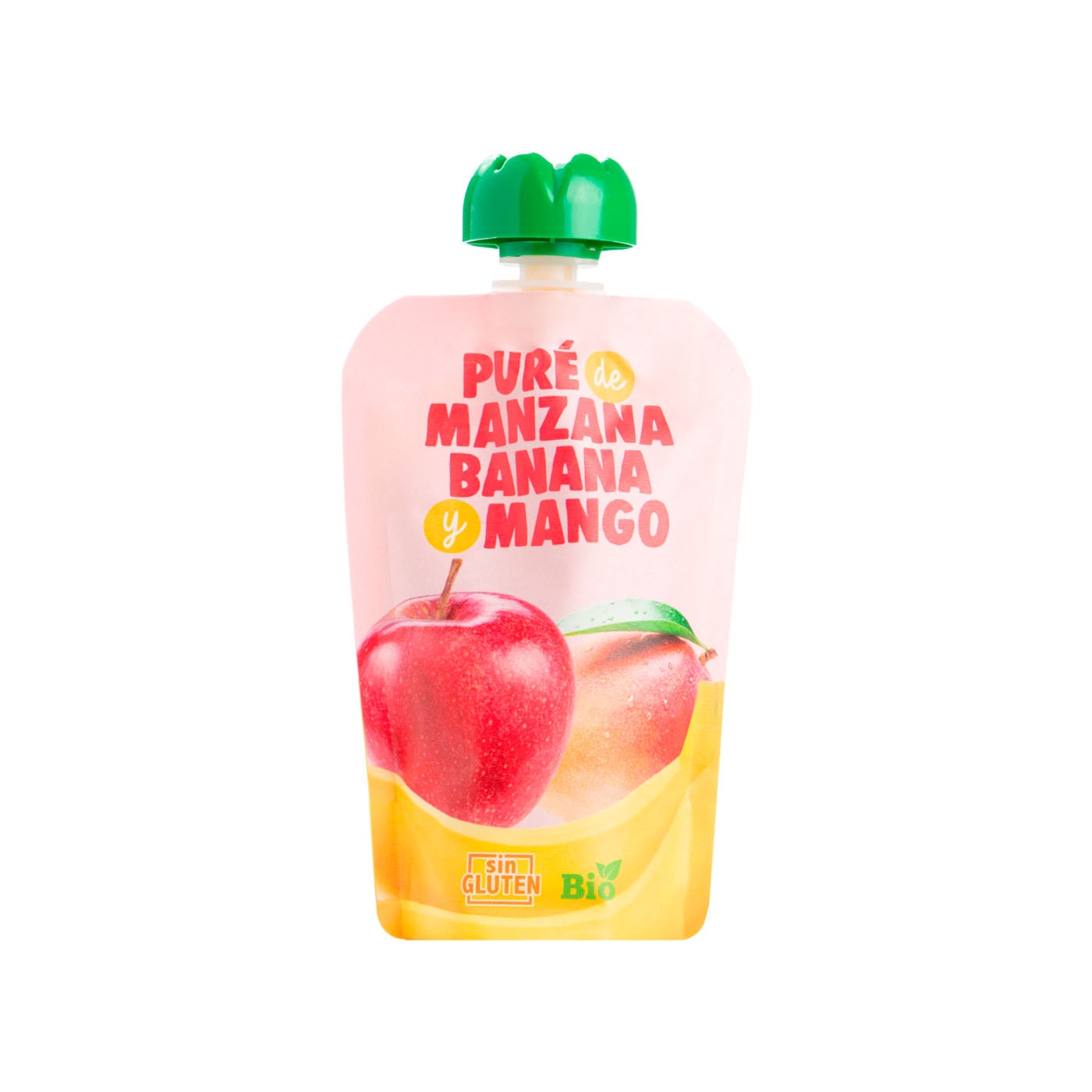 Puré de manzana, banana y mango 100g Bio Cesta