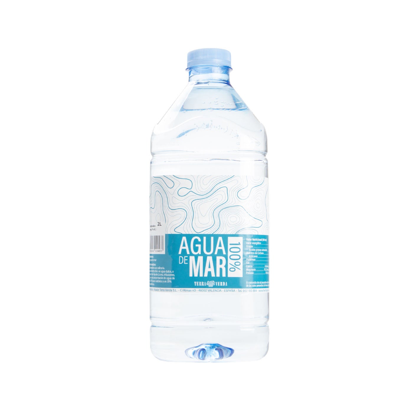 Agua de mar hipertónica 2L Terra Verda