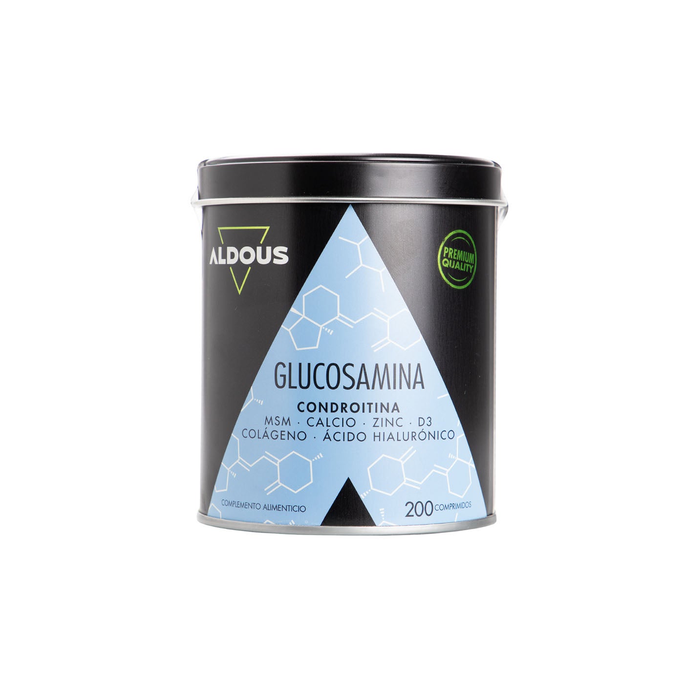 Glucosamina con Condroitina MSM Vitaminas y Minerales 200 comprimidos Aldous Bio