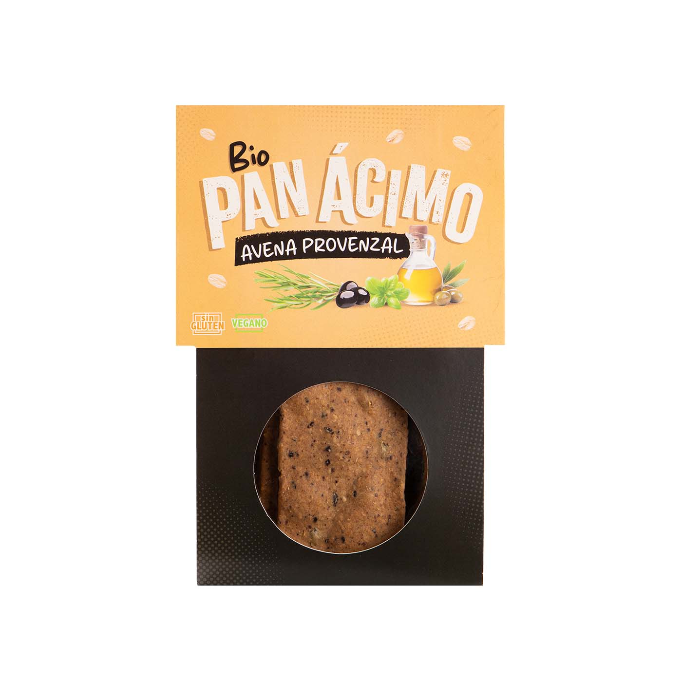 Pan ácimo de avena provenzal 100gr Bio Cesta