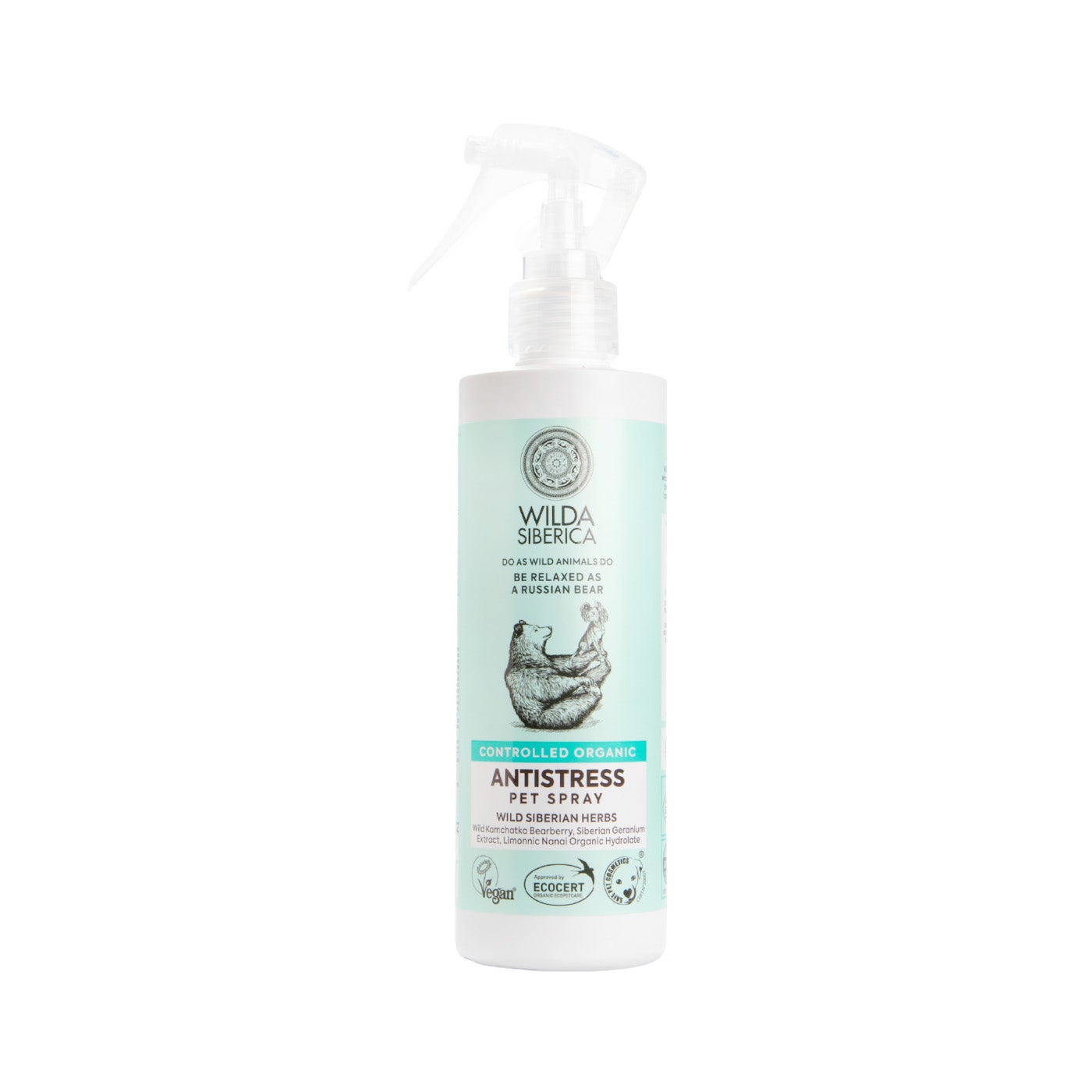 Spray antiestrés para mascotas 250ml Wilda Siberica