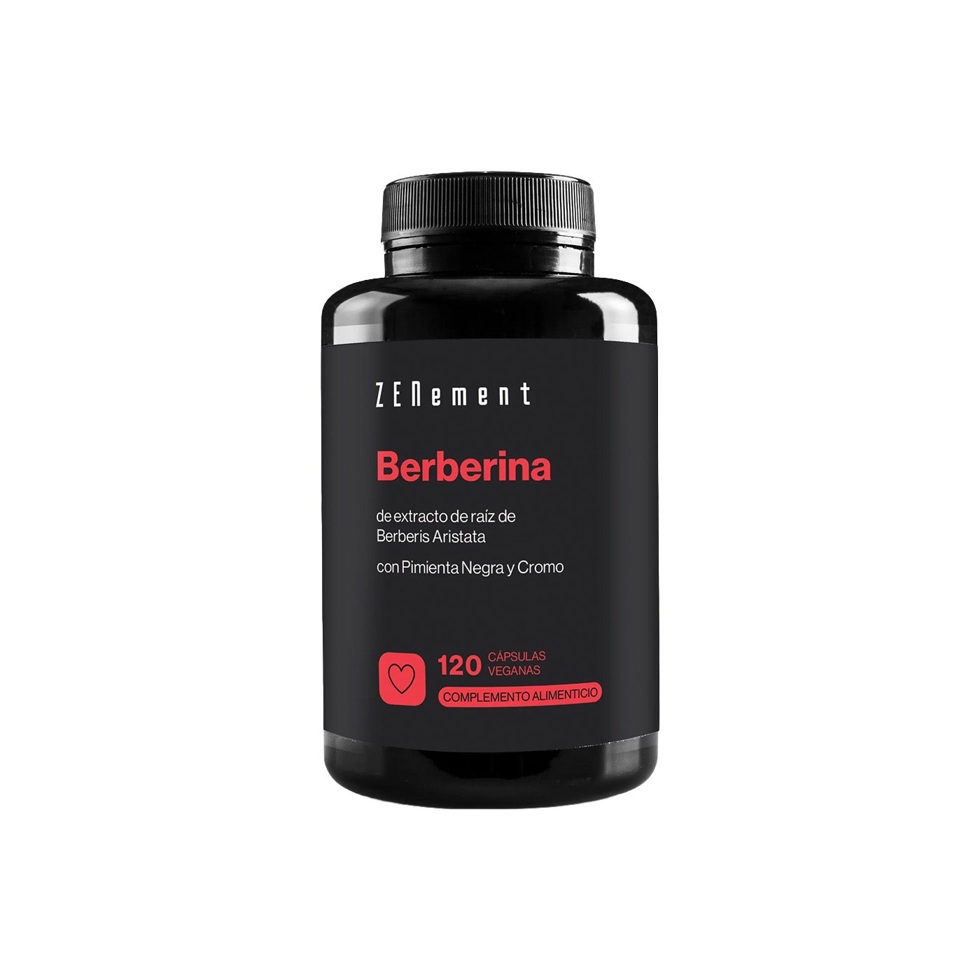 Berberina con Pimienta Negra y Cromo 120 cápsulas Zenement