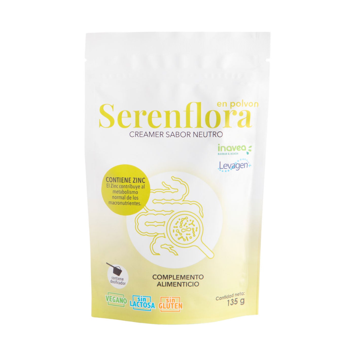 Creamer Serenflora polvo sabor neutro 135g Terra Verda