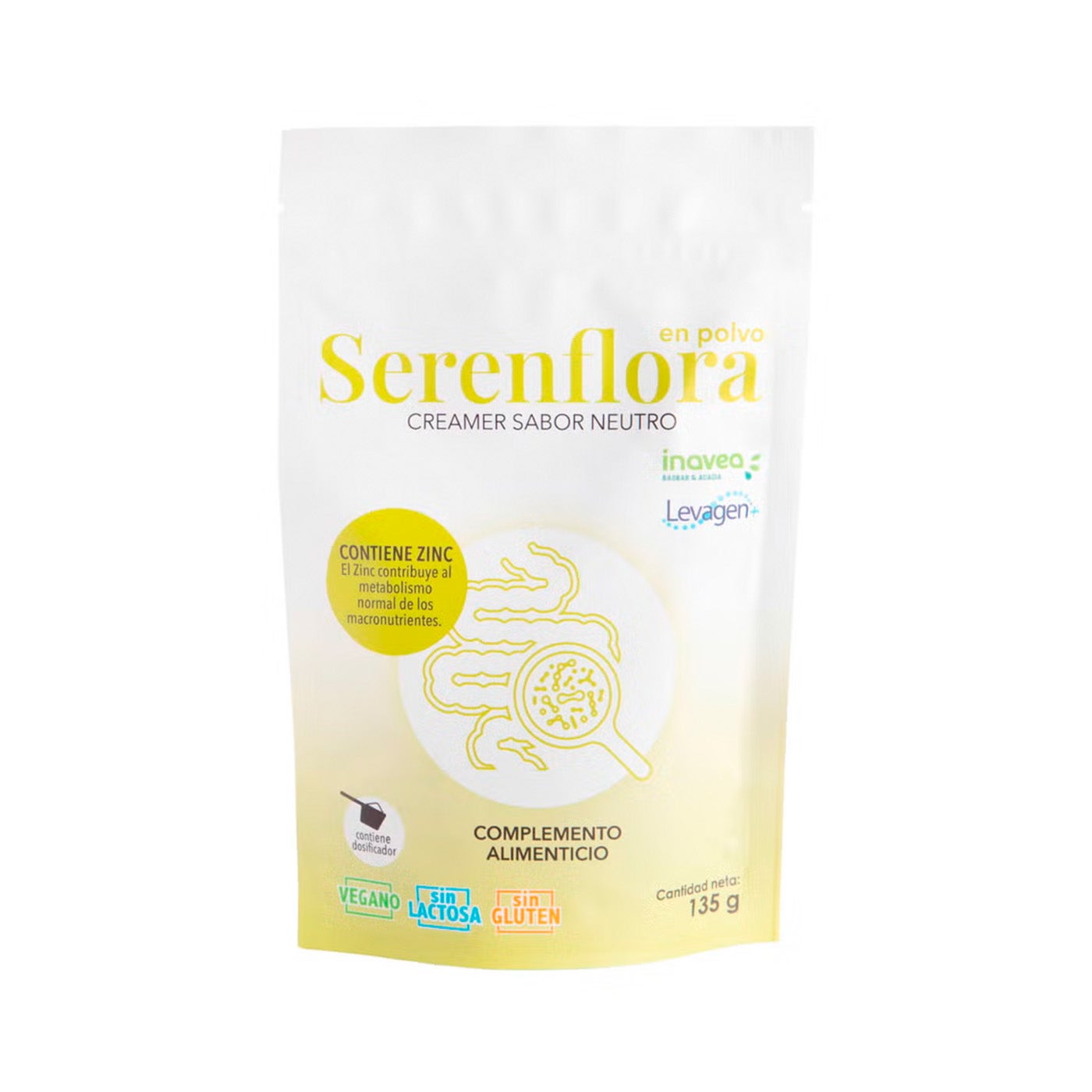 Creamer Serenflora polvo sabor neutro 135g Terra Verda
