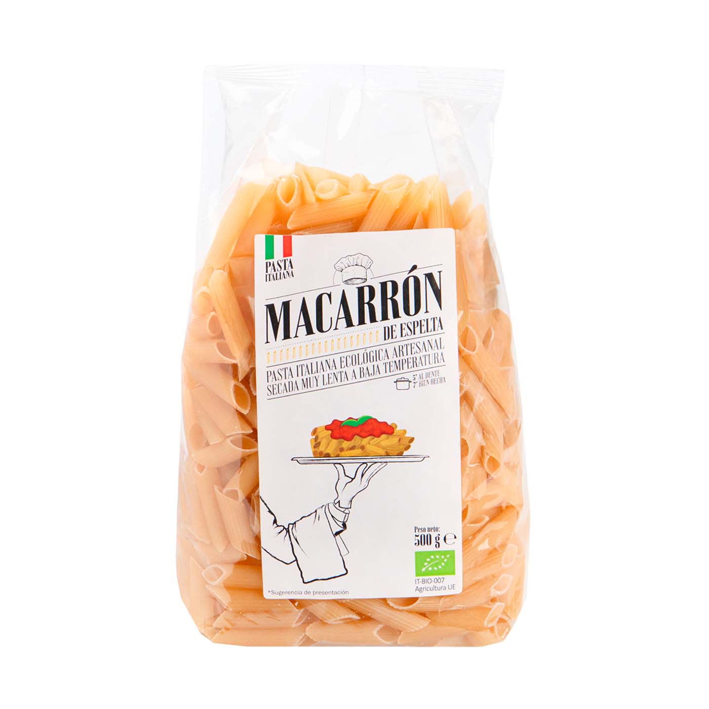 Macarrones espelta DICOCCUM 500g Bio Cesta