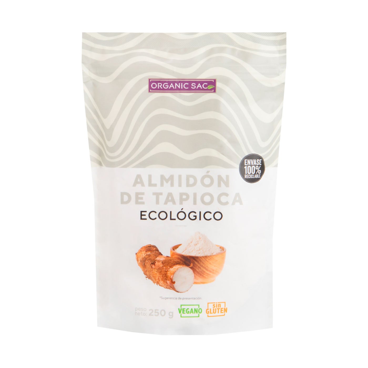 Almidón de Tapioca 250gr Organic Sac