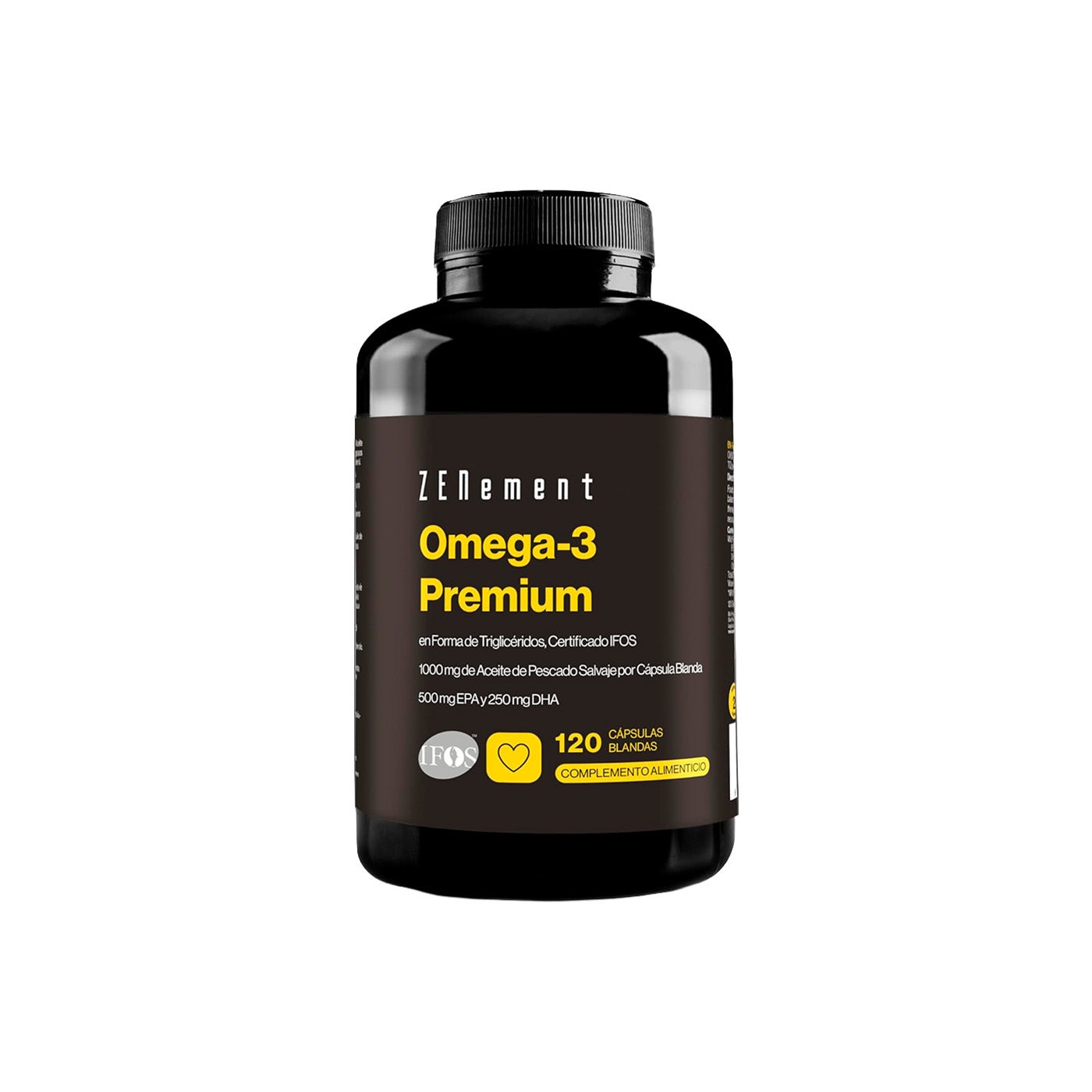Omega 3 Premium 1000 mg 120 cápsulas blandas Zenement