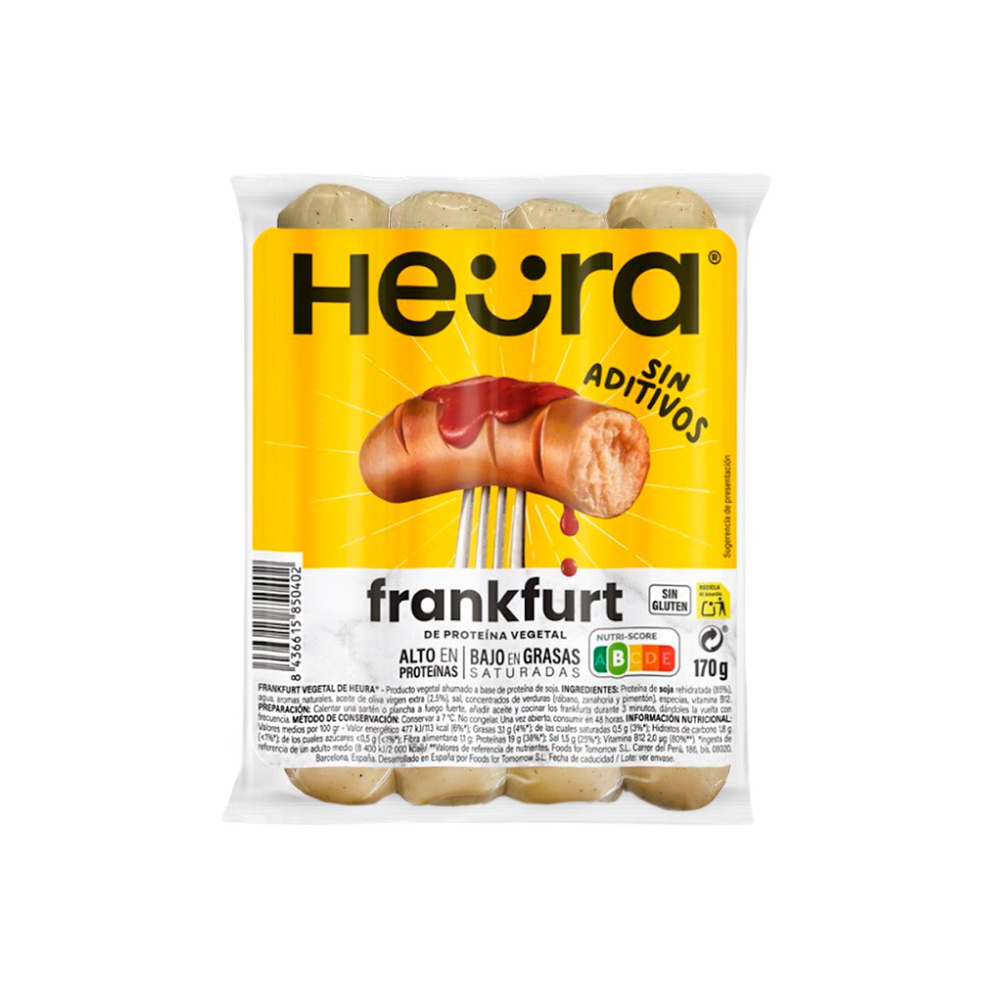 Frankfurt vegetal 170g Heura