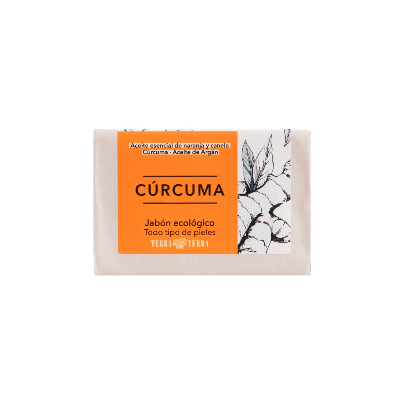 Jabón de manos cúrcuma 100gr Terra Verda