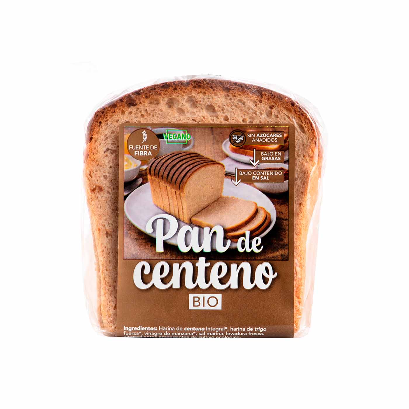 Pan de centeno 350g Bio Cesta