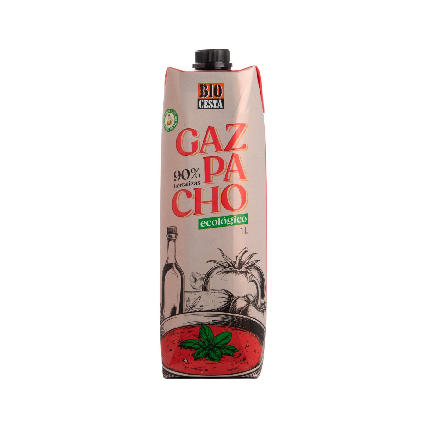 Gazpacho Ecológico 1 L Bio Cesta