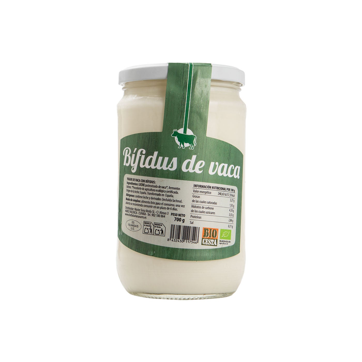 Bifidus de vaca 700g Bio cesta