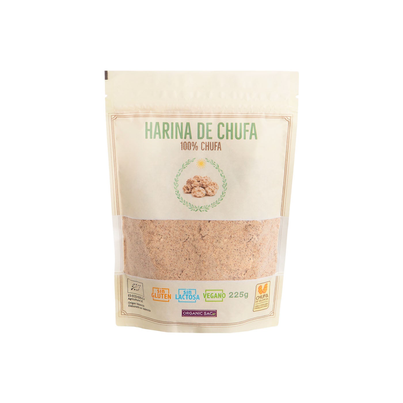 Chufa Molida 225g Organic Sac