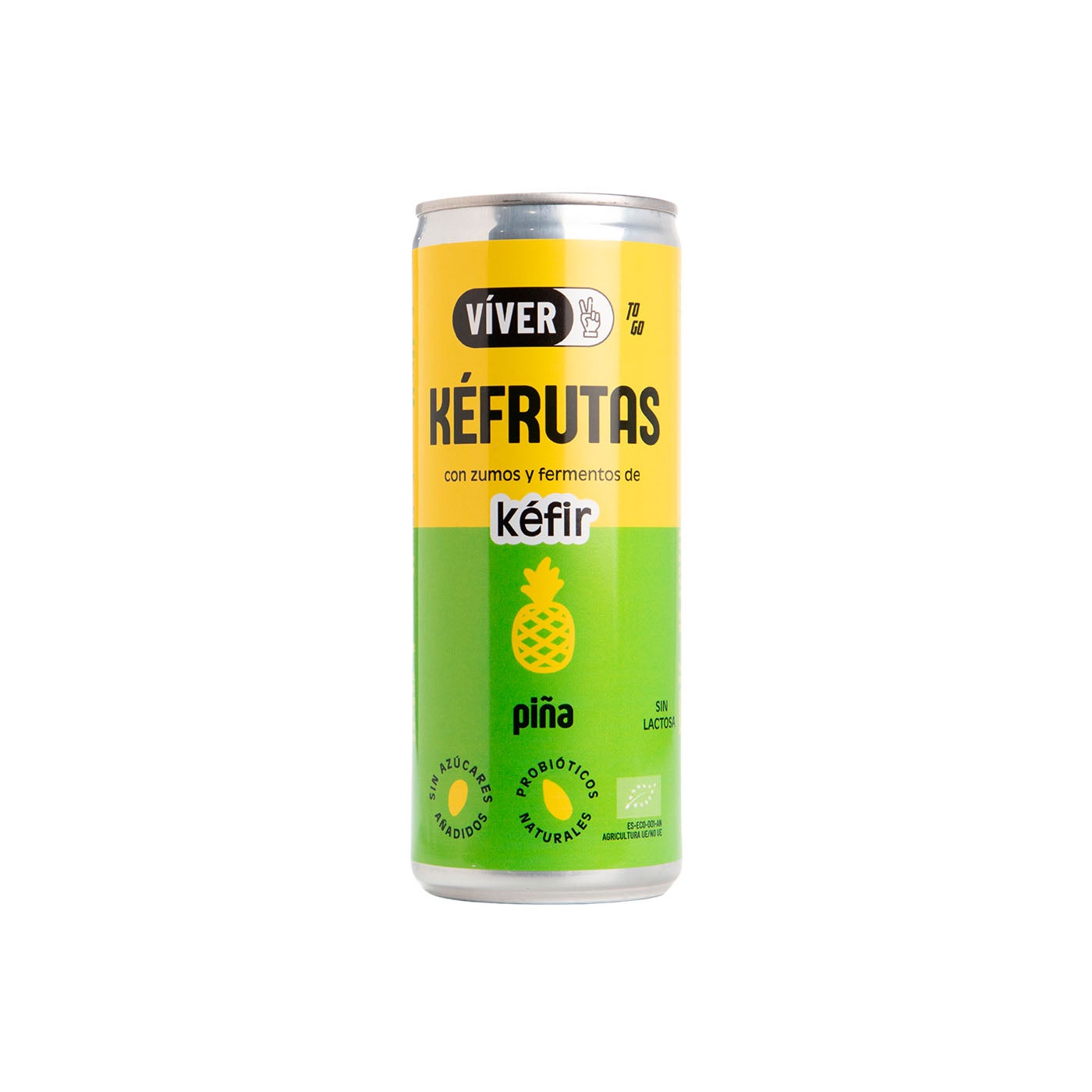 Kéfir Kéfrutas To Go Piña 250 ml Viver Kombucha