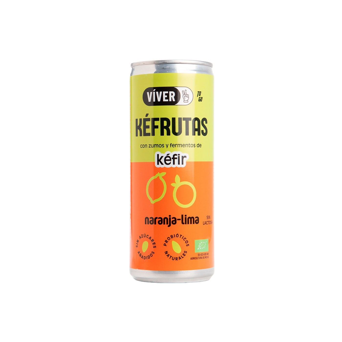 Kéfir Kéfrutas To Go Naranja Lima 250 ml Viver Kombucha
