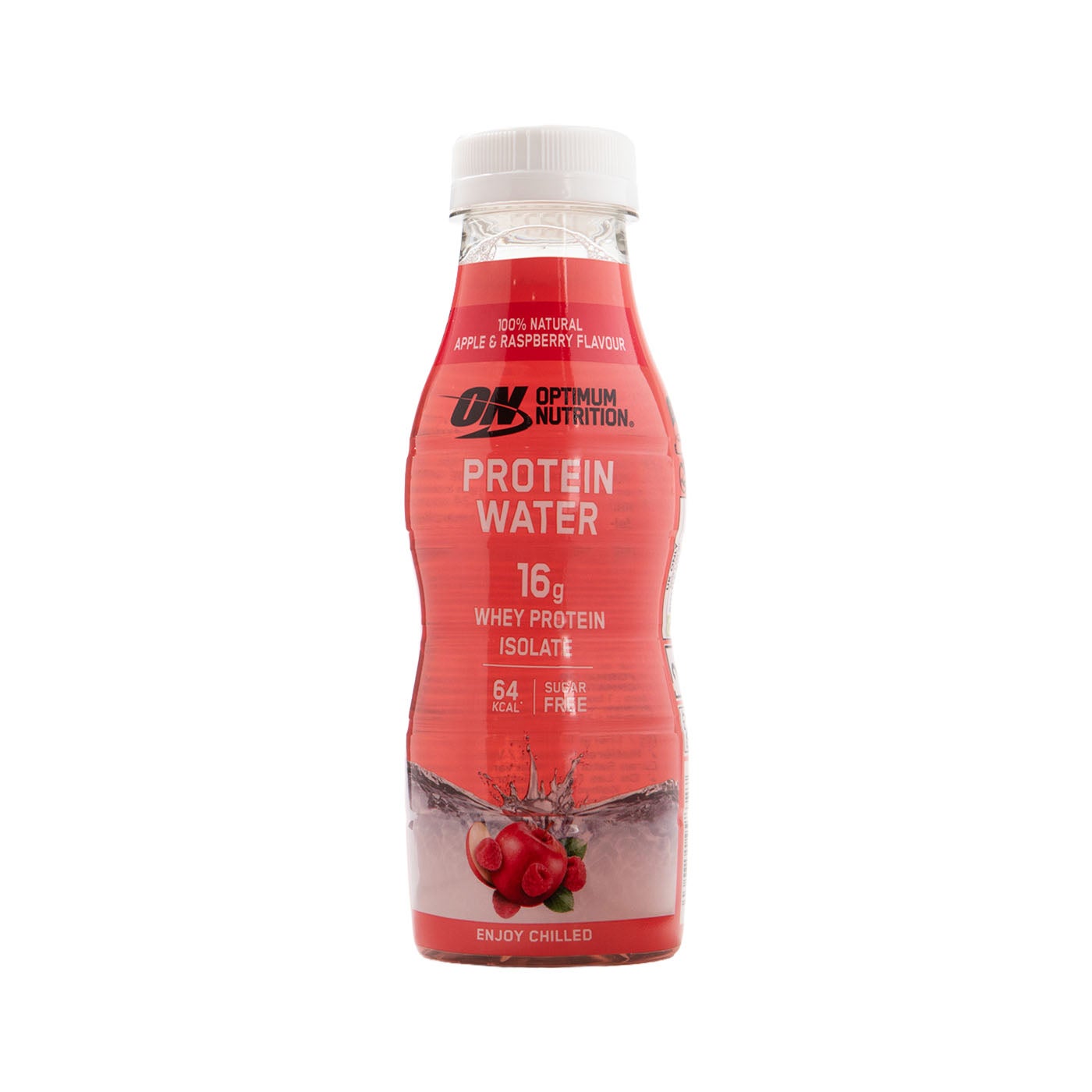 Agua de proteínas sabor manzana y frambuesa 350 ml Optimum Nutrition