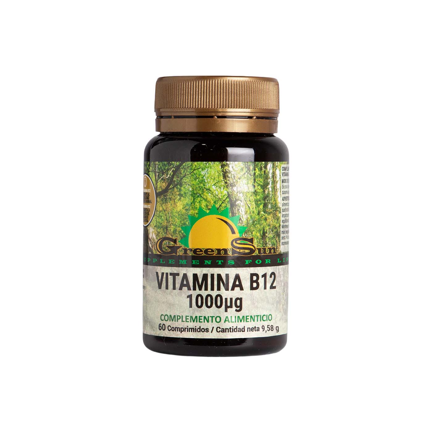 Vitamina B12 1000µ 60com Green Sun