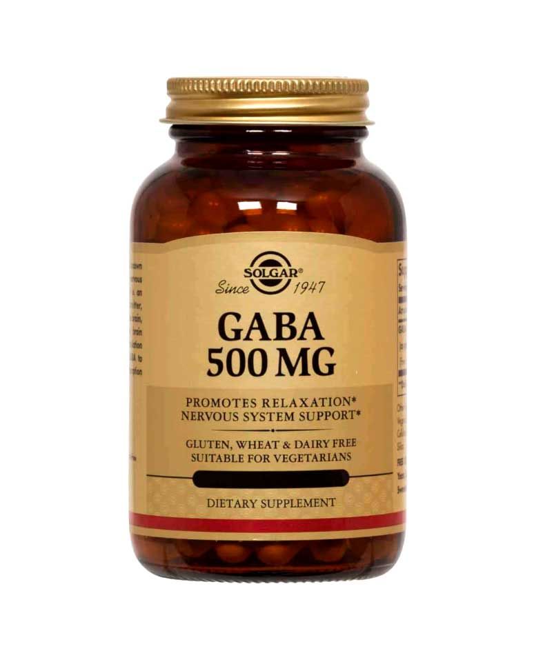 Ácido Gamma Aminobutírico Gaba 500mg 50 cápsulas Solgar