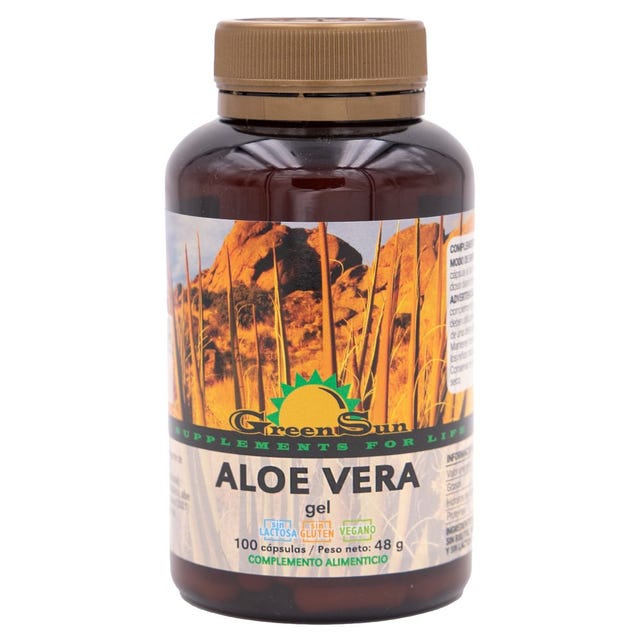 Aloe Vera Gel 100 cápsulas Green Sun