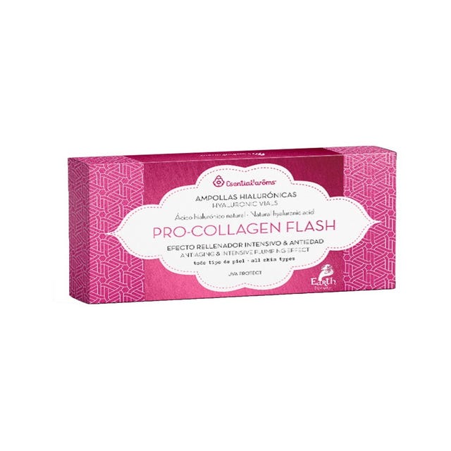 Ampollas Hialurónicas Pro-Collagen Flash 7ud Essential'Aroms