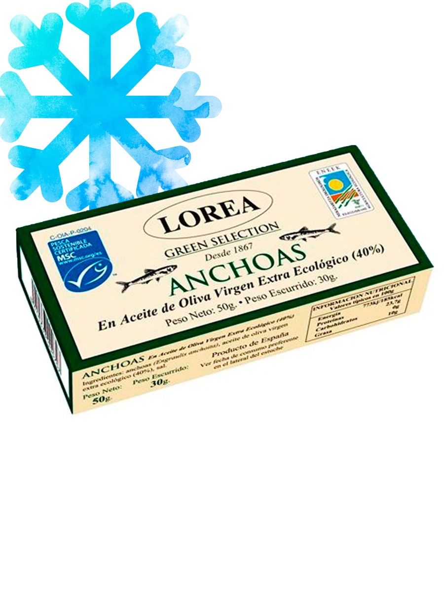 Anchoa del Cantábrico 50g Lorea Gourmet