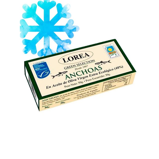 Anchoa del Cantábrico 50g Lorea Gourmet