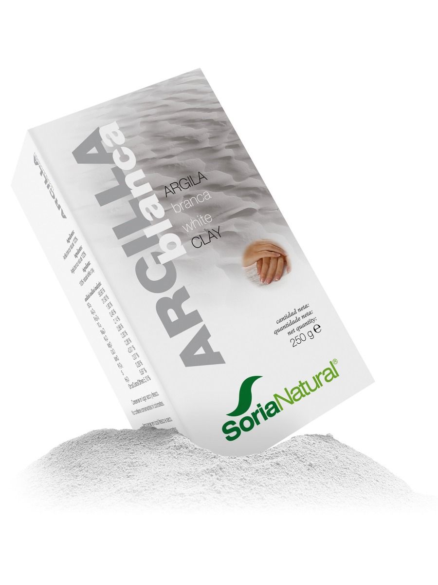 Arcilla Blanca Natural 250g Soria Natural