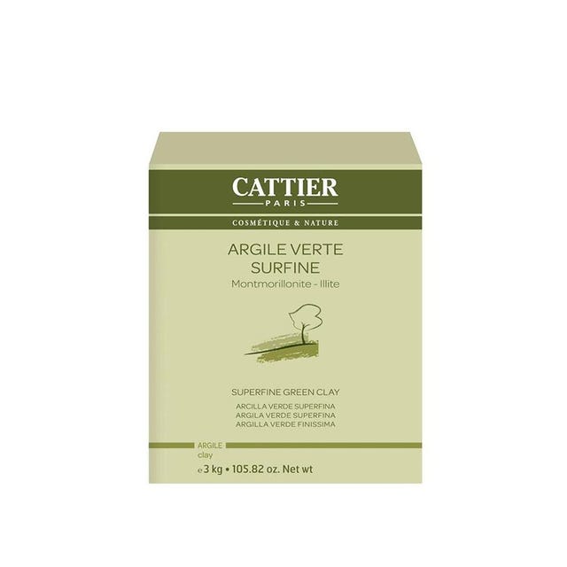 Arcilla Verde Superfina 1kg Cattier