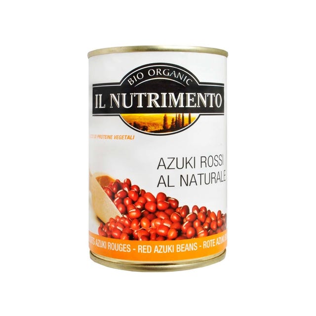 Azuki Rojo Cocido al Natural 400g Il Nutrimento