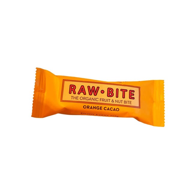 Barrita de Naranja con Cacao 50g Rawbite