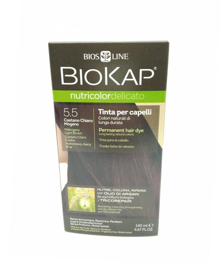 Tinte Castaño Claro Caoba Número Biokap