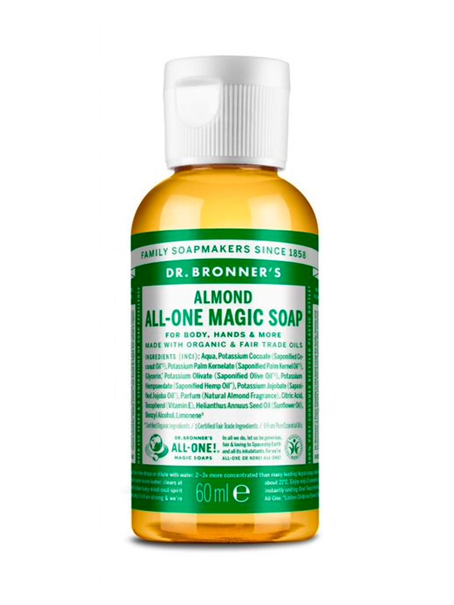 Jabón Líquido de Almendras 60ml Dr. Bronner'S