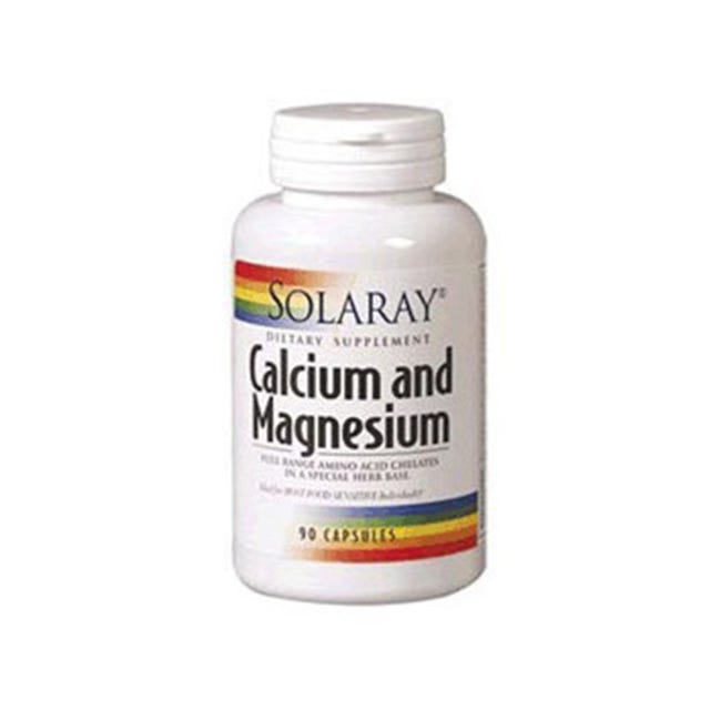 Calcium y magnesium 90 cápsulas Solaray