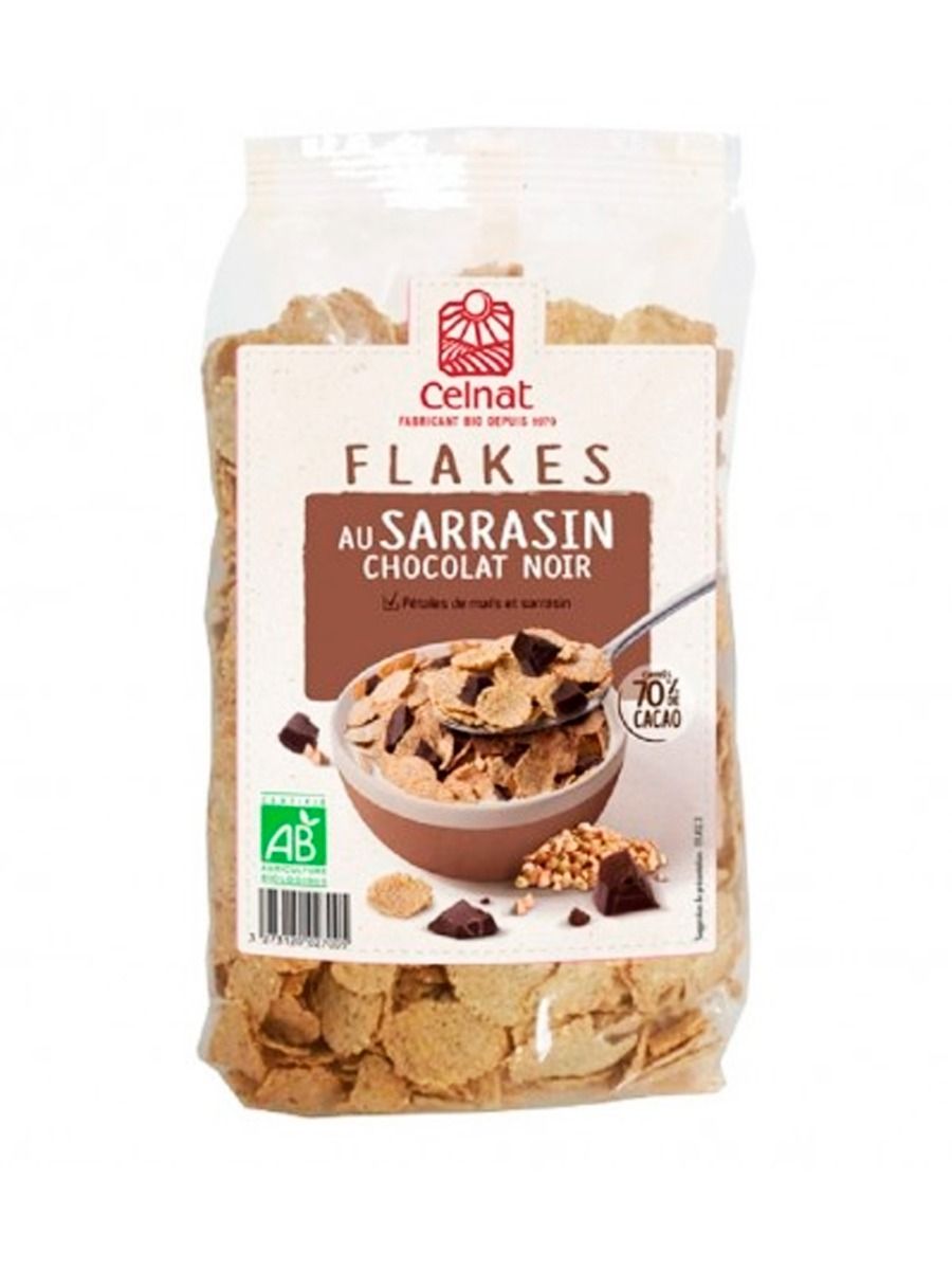 Flakes de Sarraceno con Chocolate 300g Celnat