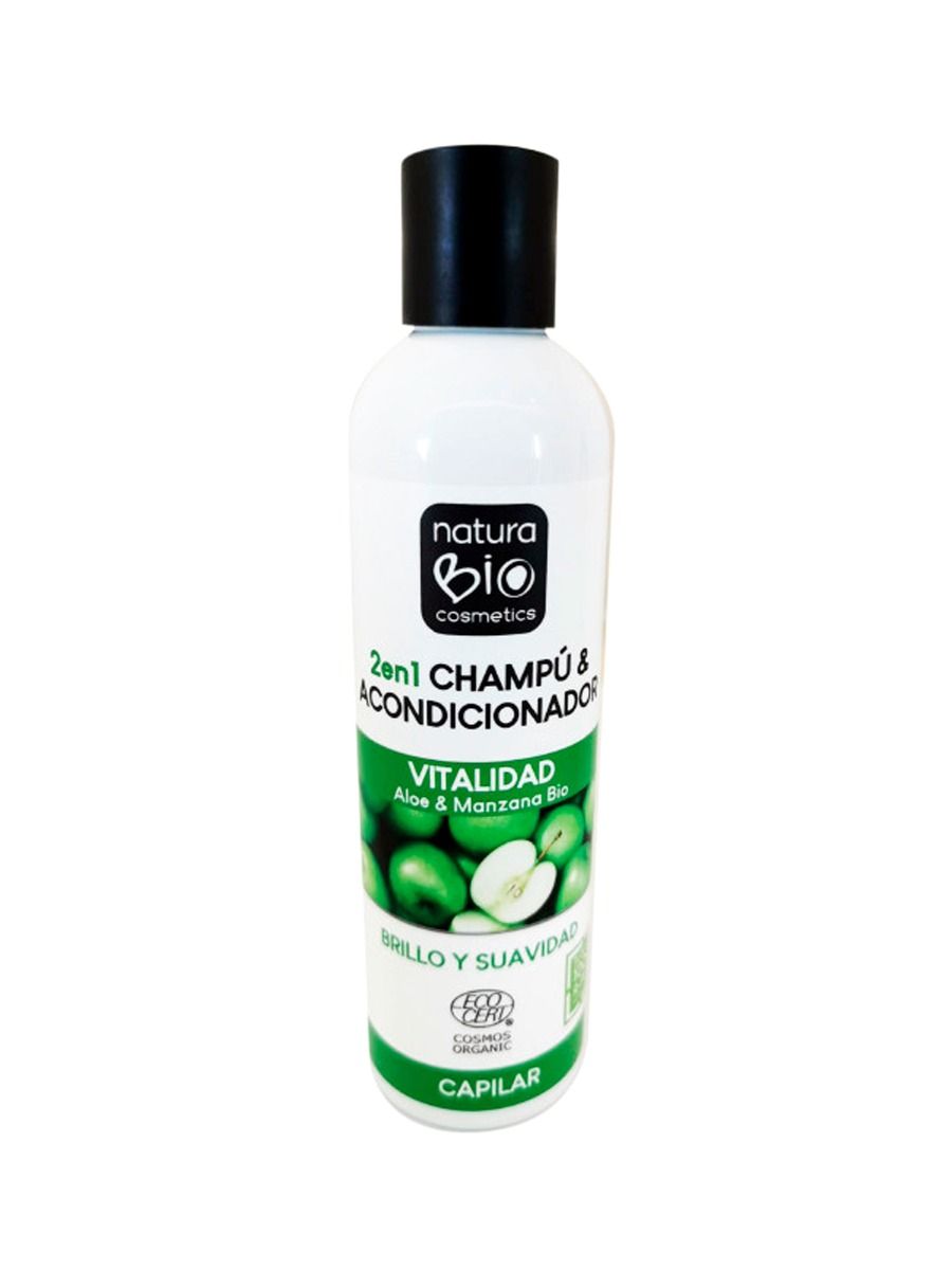 Champú y Acondicionador Aloe y Manzana 250ml Naturabio
