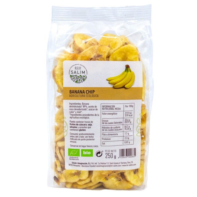Chips de banana 250g Eco Salim