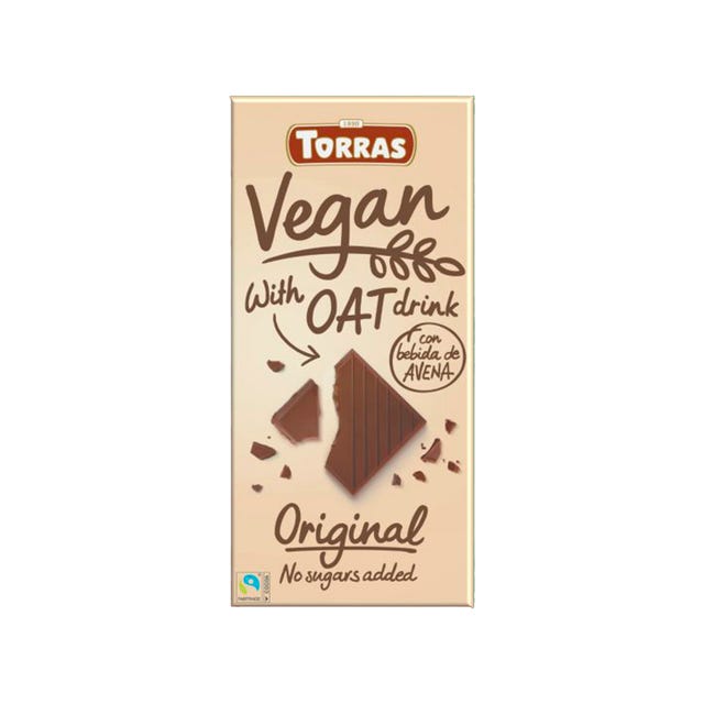 Chocolate Vegano con Bebida de Avena 100g Torras